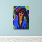 "Portrait of Gerda" Masterpiece c1914 Leinwanddruck (Insitu (Holzboden))