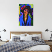 "Portrait of Gerda" Masterpiece c1914 Leinwanddruck (Insitu (Schlafzimmer))