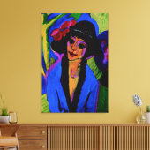 "Portrait of Gerda" Masterpiece c1914 Leinwanddruck (Insitu (Wohnzimmer))