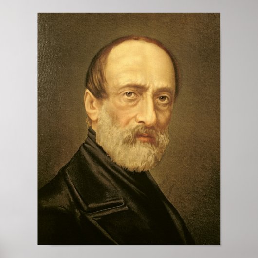 Portrait of Giuseppe Mazzini Poster (Vorne)