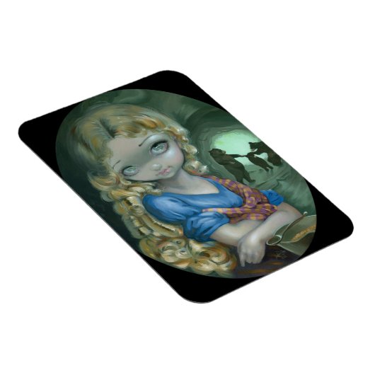 "Portrait of Goldilocks" Flex Magnet (Rechte Seite)