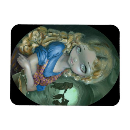 "Portrait of Goldilocks" Flex Magnet (Horizontal)