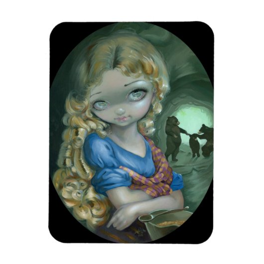 "Portrait of Goldilocks" Flex Magnet (Vertikal)