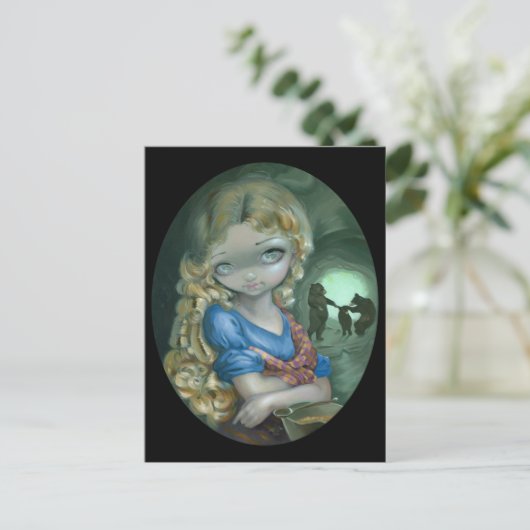 "Portrait of Goldilocks" Postkarte (Stehend Vorderseite)