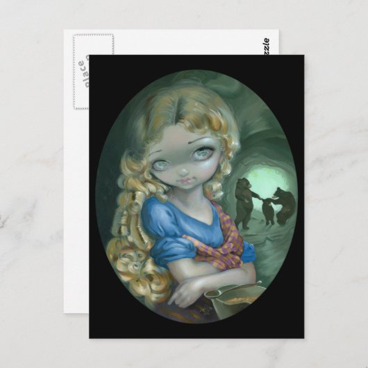 "Portrait of Goldilocks" Postkarte (Vorne/Hinten)