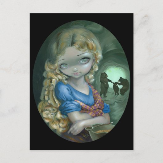 "Portrait of Goldilocks" Postkarte (Vorderseite)