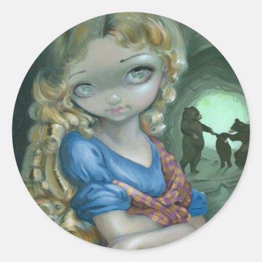 "Portrait of Goldilocks" Stickers (Vorderseite)