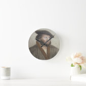 Portrait of Hans Holbein (1497/8-1543) engraved by Runde Wanduhr (Zuhause)