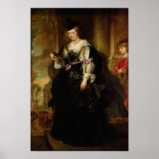 Portrait of Helene Fourment with a Coach, c.1639 Poster (Vorne)