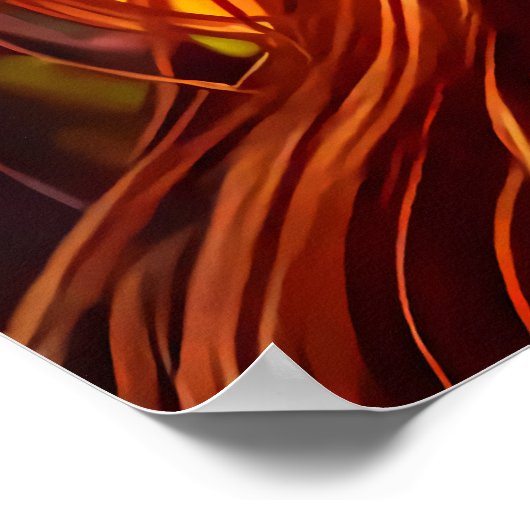 Portrait of Hera Greek Goddess | AI Art Poster (Ecke)