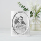 Portrait of Honore de Balzac c.1820 Postkarte (Stehend Vorderseite)