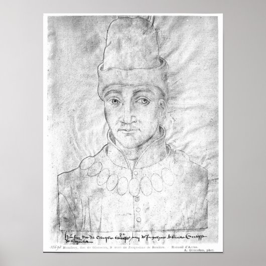 Portrait of Humphrey of England Poster (Vorne)