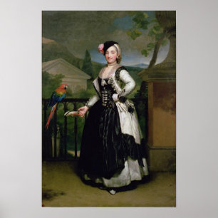 Portrait of Isabel Parrena Arce Poster