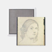 Portrait of Isadora Duncan , 1908 Magnet (Vorderseite/Rückseite)