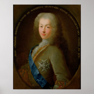 Portrait of Jean Frederic Phelypeaux Poster