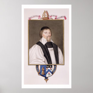 Portrait of John Jewel (1522-71) Bishop of Salisbu Poster