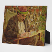 Portrait of John Maynard Keynes (1883-1946) (oil o Fotoplatte (Seite)