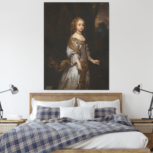 Portrait Of Lady Elizabeth Seymour Leinwanddruck (Insitu (Schlafzimmer))