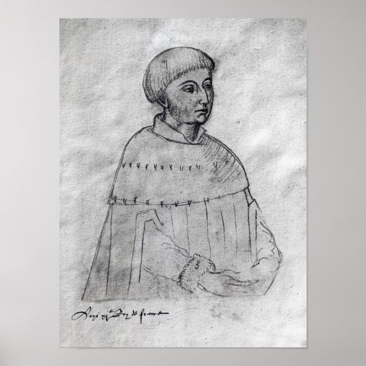 Portrait of Louis XI Poster (Vorne)