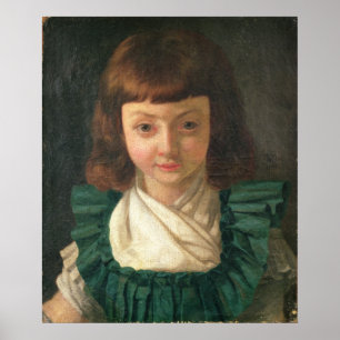 Portrait of Louis XVII  as a child, 1791 Poster
