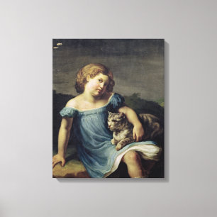 Portrait of Louise Vernet as a Child, 1818-19 Leinwanddruck