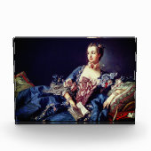 Portrait of Madame de Pompadour – Francois Boucher Fotoblock (Vorderseite)