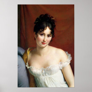 Portrait of Madame Recamier Poster