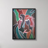 Portrait of Man Painting von Alfred Fox Leinwanddruck (Vorderseite)