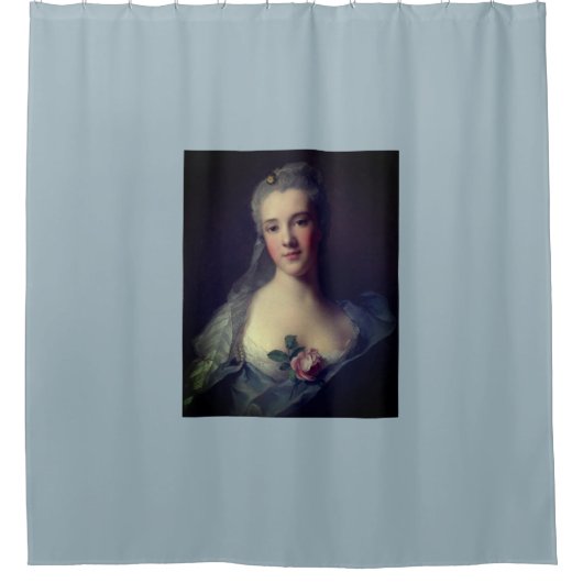 Portrait of Manon Balletti – Jean-Marc Nattier Duschvorhang (Vorderseite)