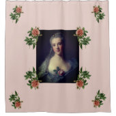 Portrait of Manon Balletti Jean-Marc Nattier Rosen Duschvorhang (Vorderseite)