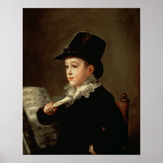 Portrait of Marianito Goya Poster (Vorne)