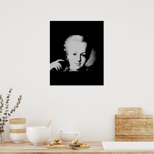Portrait of Marie-Antoinette Maria Antonia Austria Poster (Küche)