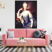 Portrait of Marie Antoinette – Martin van Meytens Leinwanddruck (Insitu (Wohnzimmer))