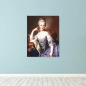 Portrait of Marie Antoinette – Martin van Meytens Leinwanddruck (Insitu (Holzboden))