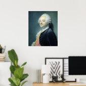 Portrait of Maurice Quentin de la Tour , 1750 Poster (Heimbüro)