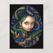 "Portrait of Medusa" Postkarte (Vorderseite)