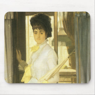 Portrait of Miss Lloyd by Tissot, Vintage Portrait Mousepad