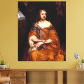 Portrait of Miss Wharton (1660) Leinwanddruck (Insitu (Wohnzimmer))