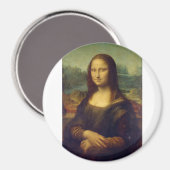Portrait of Mona Lisa del Giocondo by Leonardo da Magnet (Vorderseite/Rückseite)