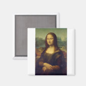 Portrait of Mona Lisa del Giocondo by Leonardo da Magnet (Vorderseite/Rückseite)