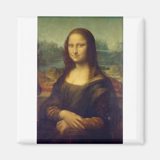 Portrait of Mona Lisa del Giocondo by Leonardo da Magnet (Vorne)