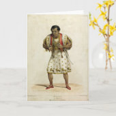 Portrait of Mr Edmund Kean as Othello Karte (Gelbe Blume)
