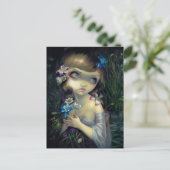 "Portrait of Ophelia" Postkarte (Stehend Vorderseite)