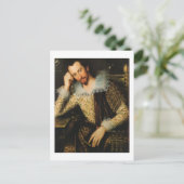 Portrait of Peter Saltonstall Kunstvoll wandern im Postkarte (Stehend Vorderseite)