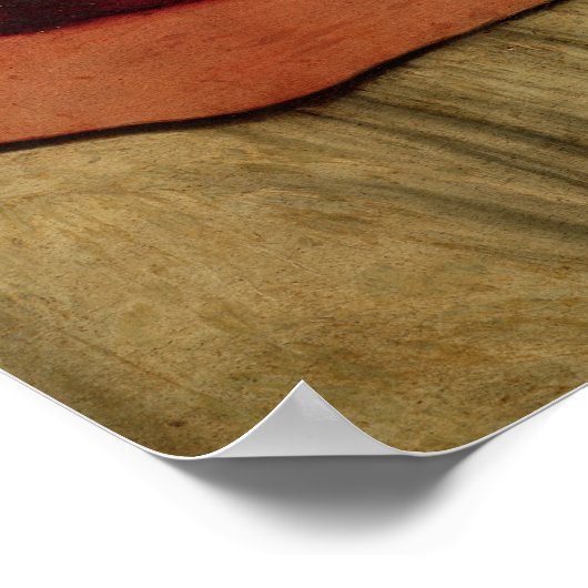 Portrait of Petrarch Poster (Ecke)