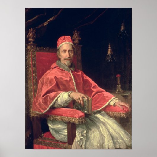 Portrait of Pope Clement IX Poster (Vorne)