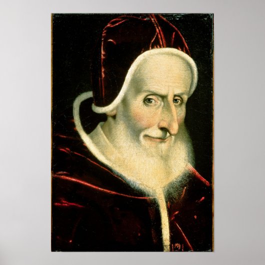 Portrait of Pope Pius V 1576-80 Poster (Vorne)