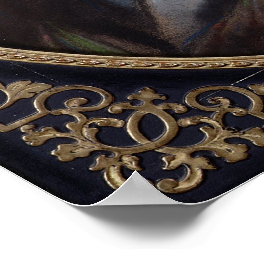 Portrait of Prosper Merimee 1853 Poster (Ecke)