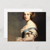Portrait Of Queen Victoria Postkarte (Vorne/Hinten)