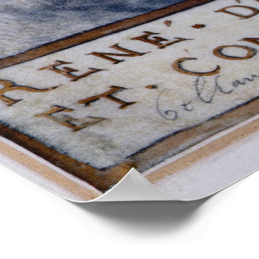 Portrait of Rene I  Duke of Anjou Poster (Ecke)